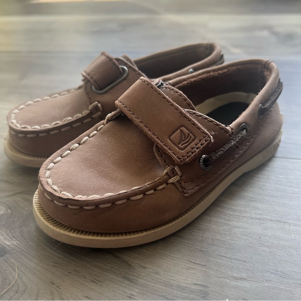 Brown Kids Boat Shoes